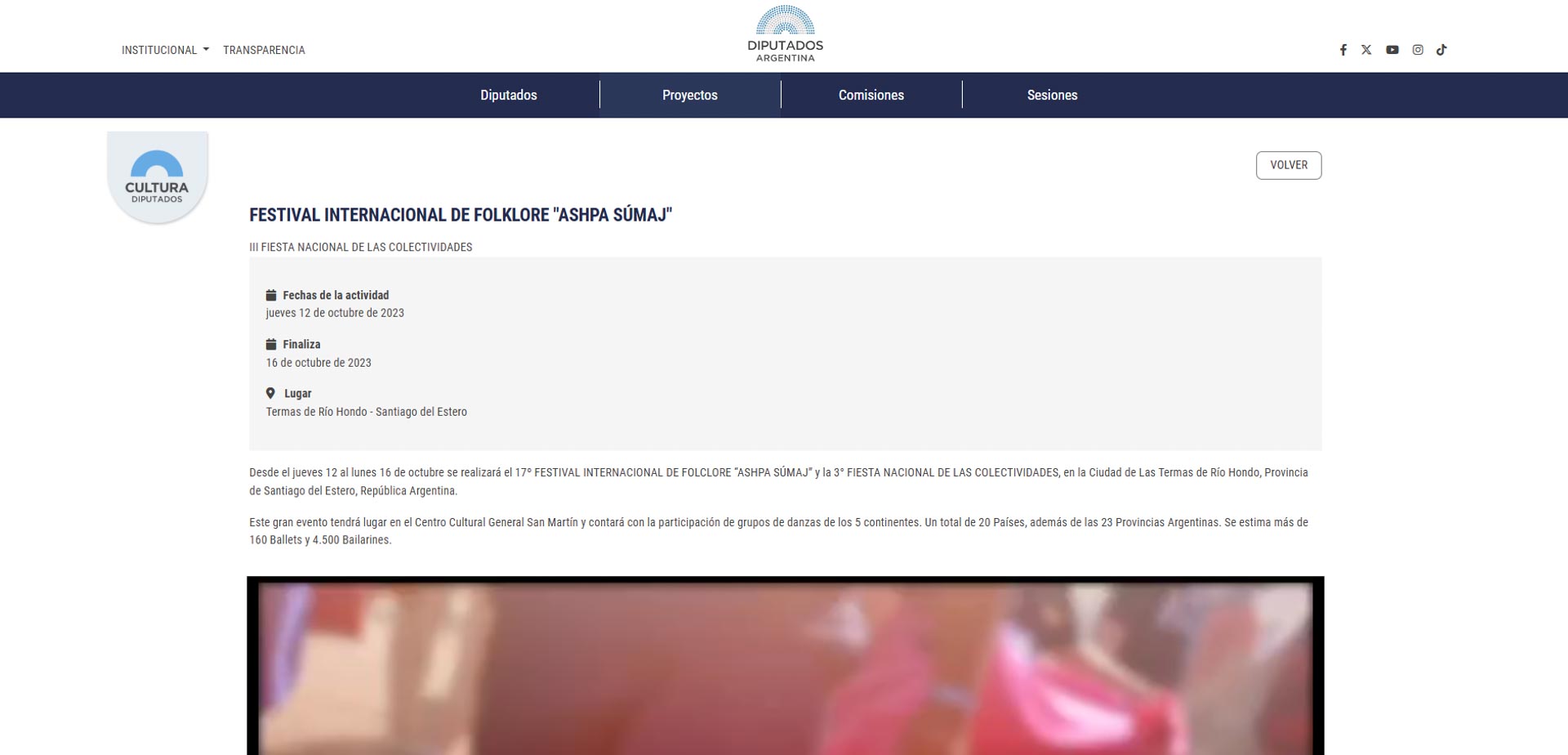 Festival Internacional de Folklore “Ashpa Súmaj”